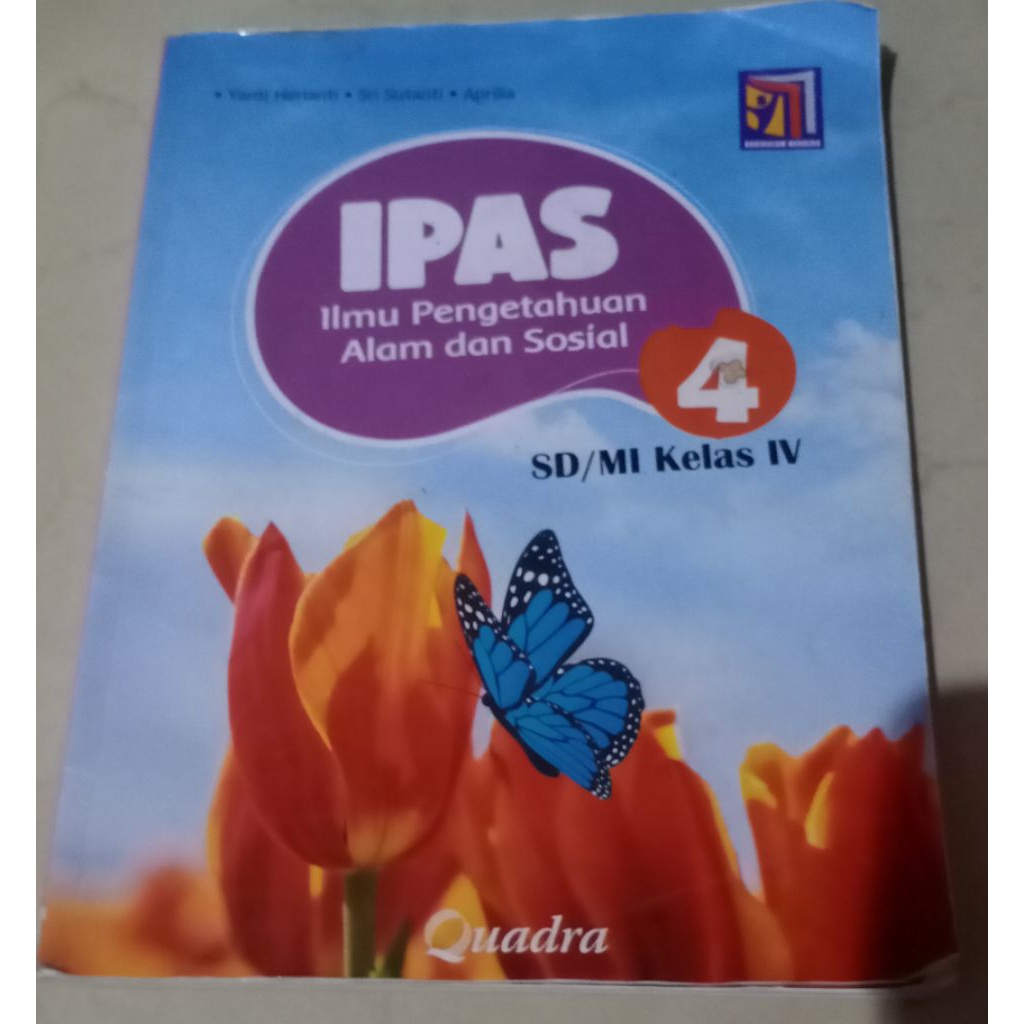 QUADRA BUKU PAKET KELAS 4 KURIKULUM MERDEKA