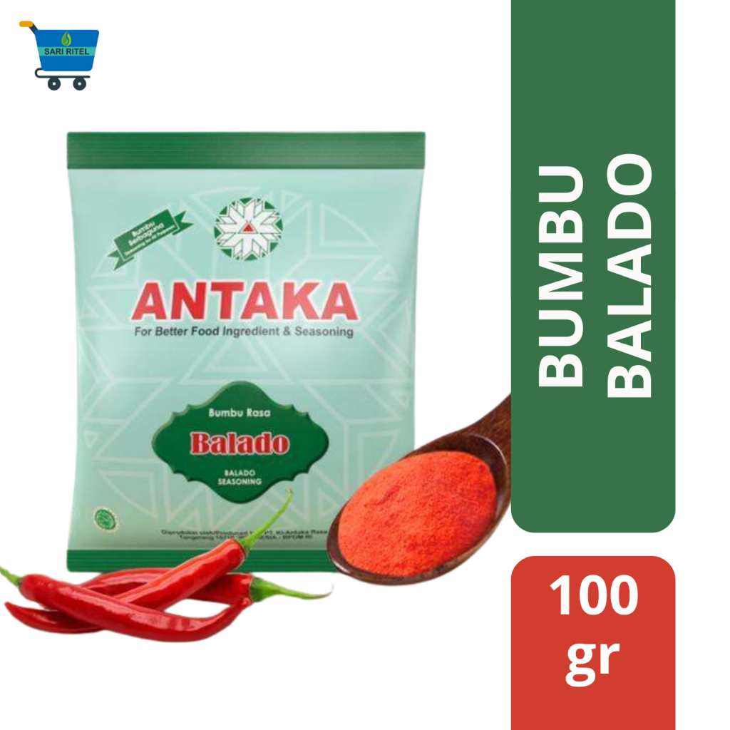 

ANTAKA Bumbu Balado 100g / Bumbu Perasa Instan Aneka Rasa