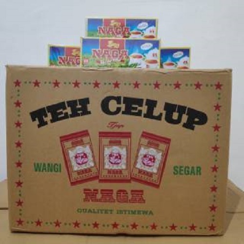 

(GROSIR / Beli Banyak Lebih Hemat) [1 Dus] Teh Cap Naga Celup Asli Kota Malang