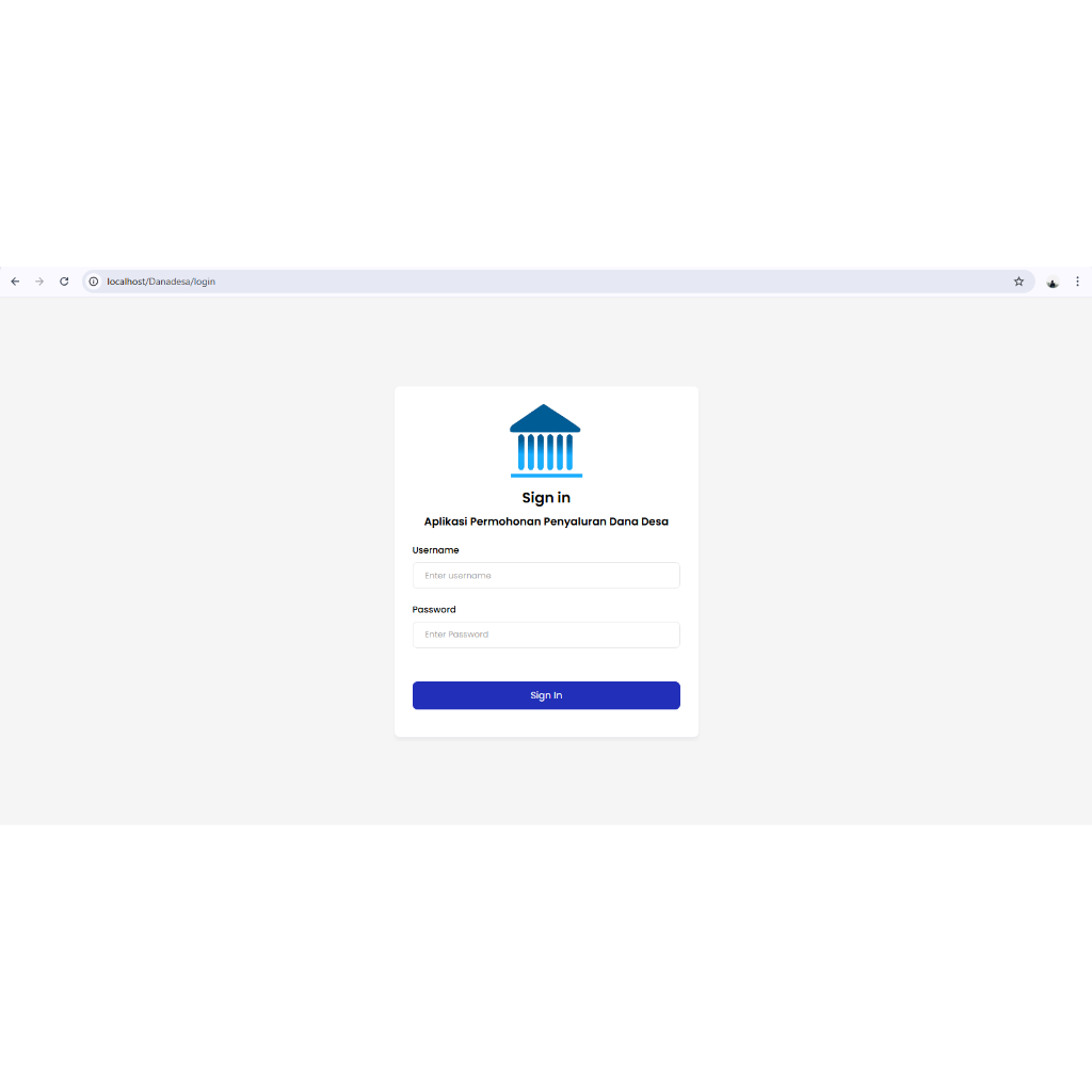APLIKASI DANA DESA BERBASIS WEB(CODEIGNITER)