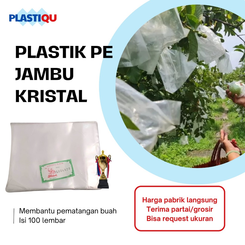 Plastik Pembungkus Jambu Kristal 15X20 | Plastik Buah | Plastik Pembungkus Jeruk Sawo | Plastik Pemb