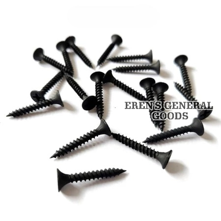 TERMURAH Paket 1 Pack Baut Sekrup Gypsum Warna Hitam Variasi Ukuran Berkualitas