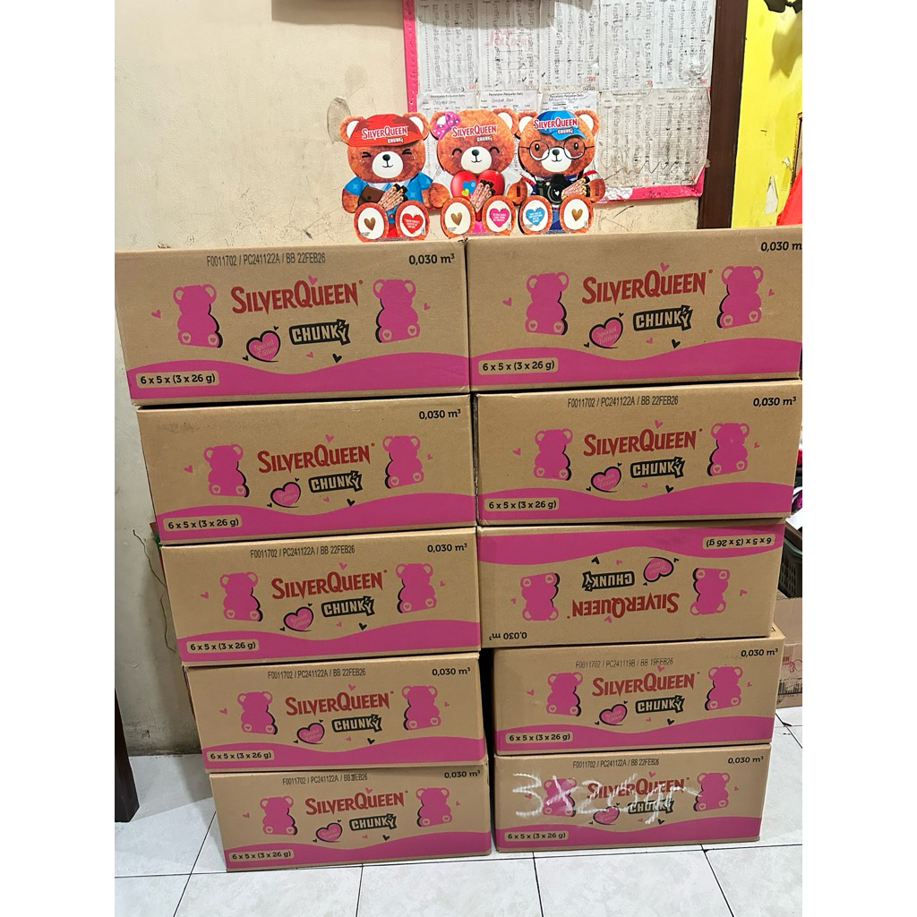 

Silverqueen Bear Chunky Isi 3 Kartonan (30pcs)