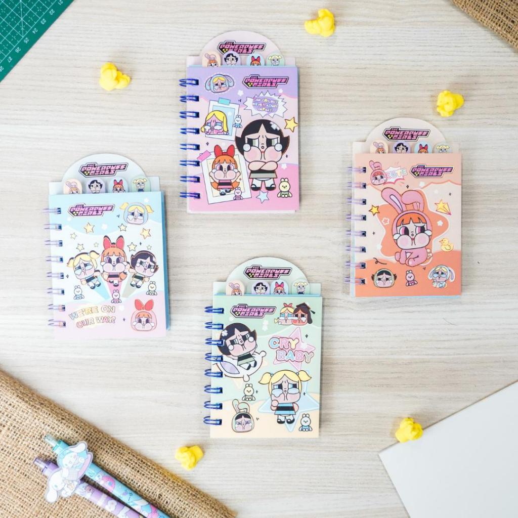 

-MOJIBOX- NOTEBOOK RING DENGAN BOOKMARK- MEMO BOOK MIX KARAKTER - Buku Catatan Memo Diary Karakter