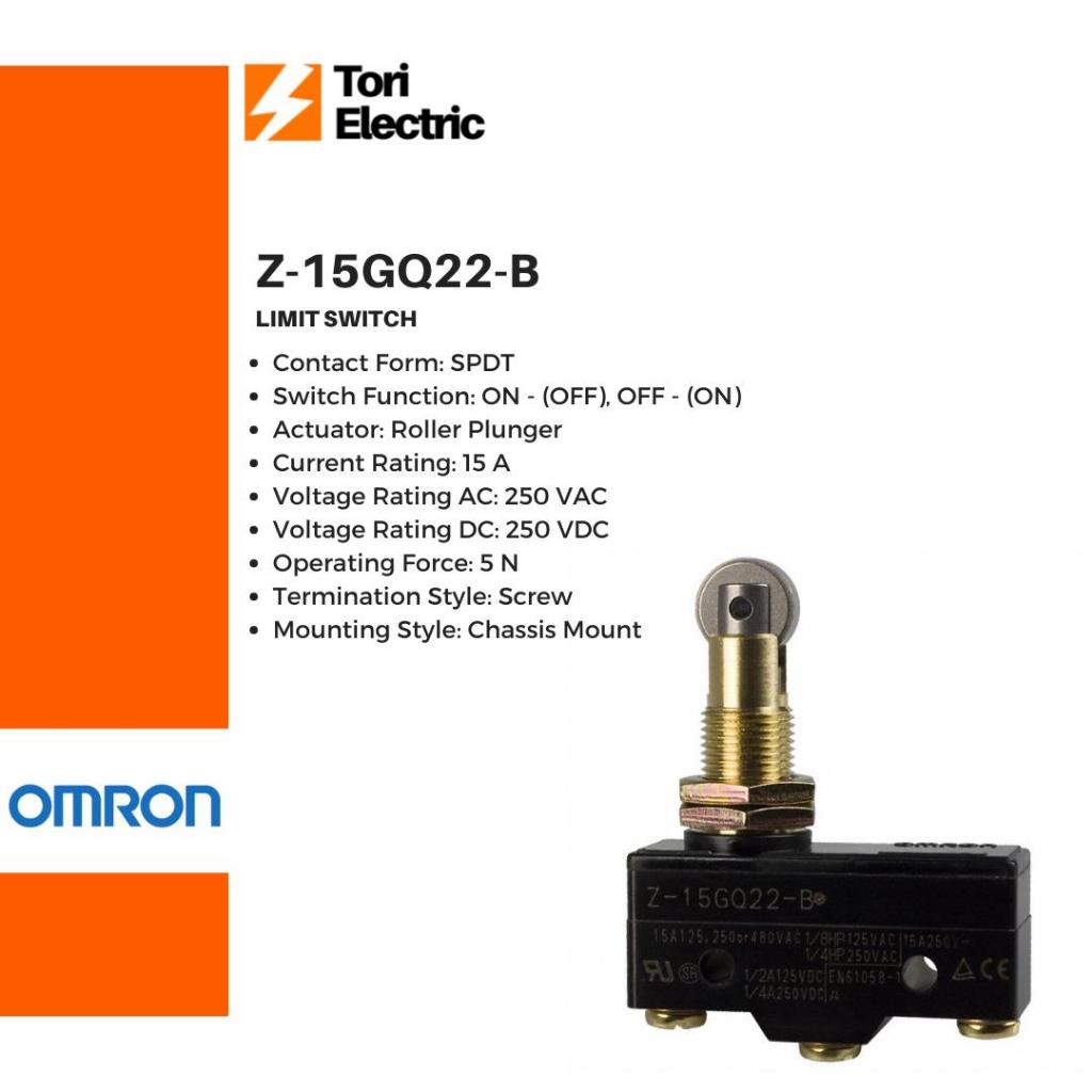 Limit Switch Omron Z-15GQ22-B Z15GQ22B Z 15GQ22 B 100% ORI