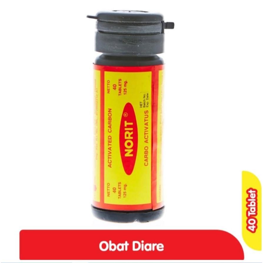 Norit Obat Diare Tube 40 Table Norit Arang Aktif