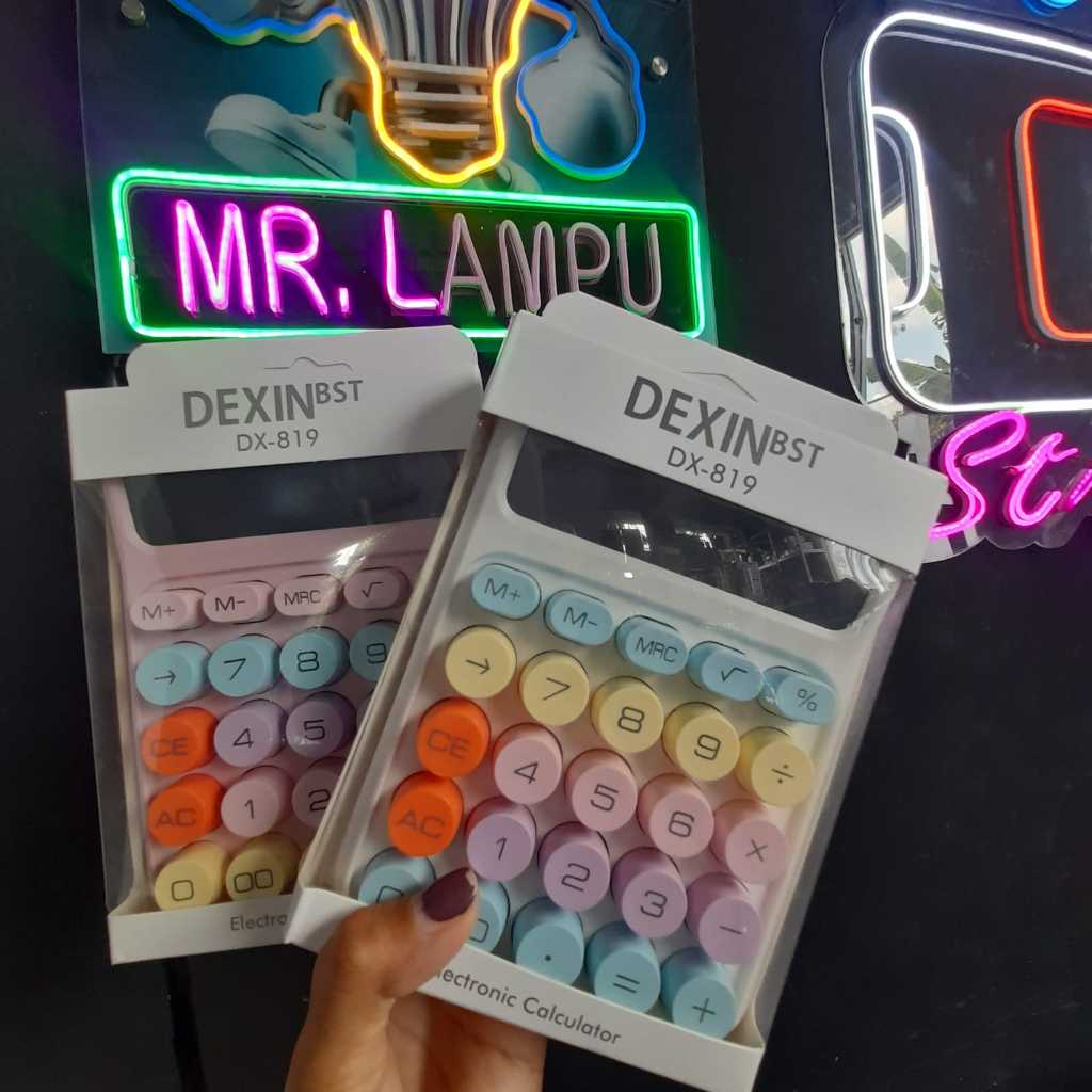 

KALKULATOR LUCU WARNA MACAROON DX-819