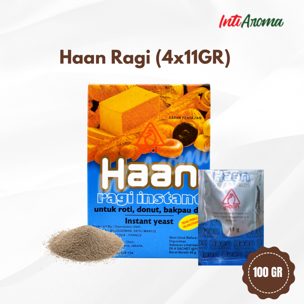 

Haan ragi instan isi 4x11gr