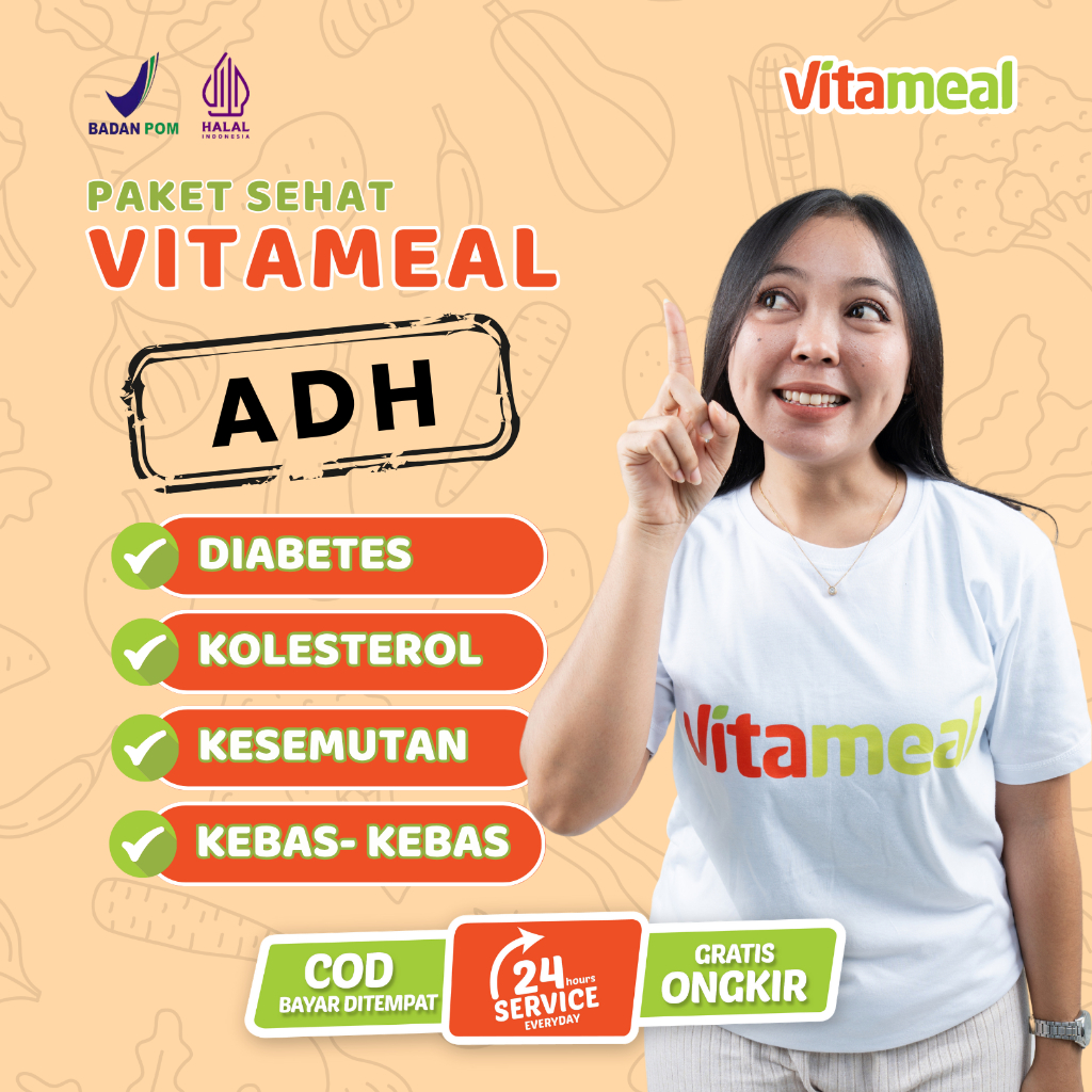 

Vitameal Kolesterol Gula Superfood Rendah Darah Serbuk Oatmeal Lambung Oat Healthy Original Tinggi Fiber ADH CRM