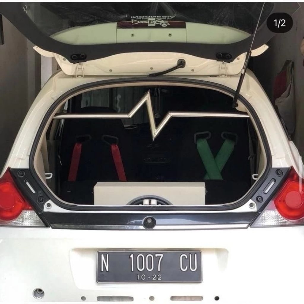 Cbar Pilar Bar Stabilizer Variasi Kaca Belakang Mobil Brio Jazz Agya Ayla Calya Sigra Yaris Etios Av