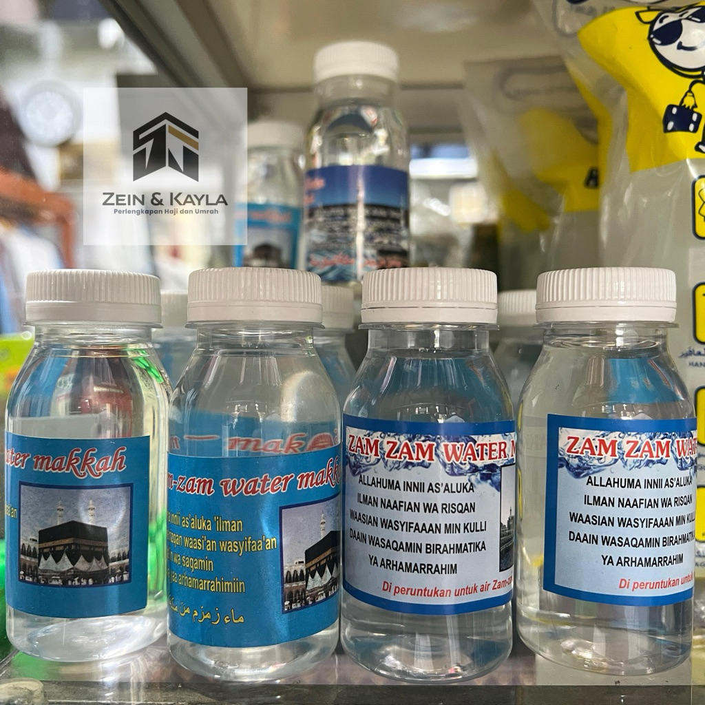 

[DIJAMIN ORIGINAL] Air Zamzam Kemasan 80ml Bergaransi ~ Air Zam zam Asli Kemasan Kecil 80ml Oleh-oleh Haji Dan Umroh
