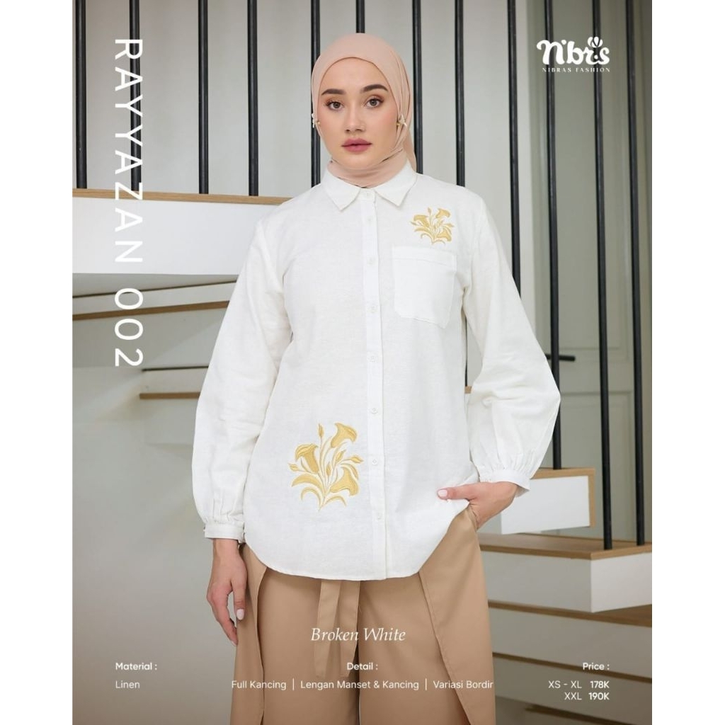 Nibras Atasan Putih Rayyazan 002