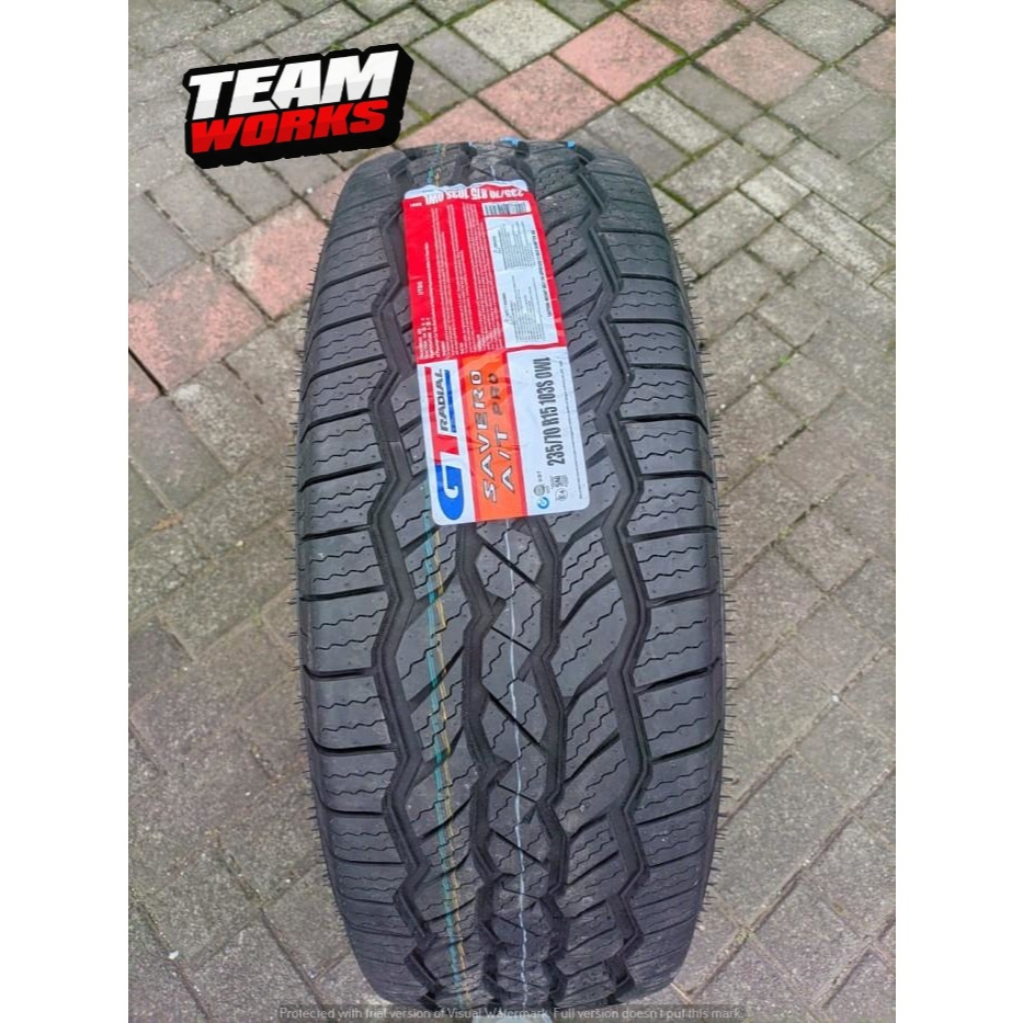 BAN MOBIL SEMI KASAR RING 15 GT RADIAL SAVERO A/T PRO 235 70 R15 BAN OFFROAD BERKUALITAS BAGUS