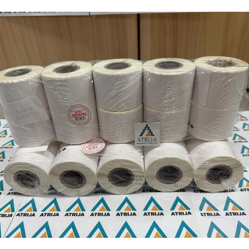 

Label Sticker Thermal OTANI 40x30 isi 500 pcs Label Sticker Makanan Minuman