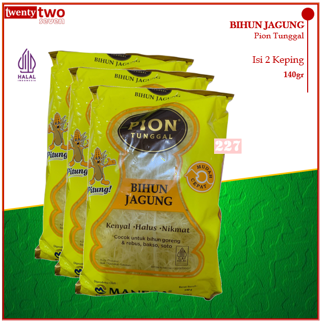 

[6 X]Pion Tunggal Bihun Jagung 140 gr