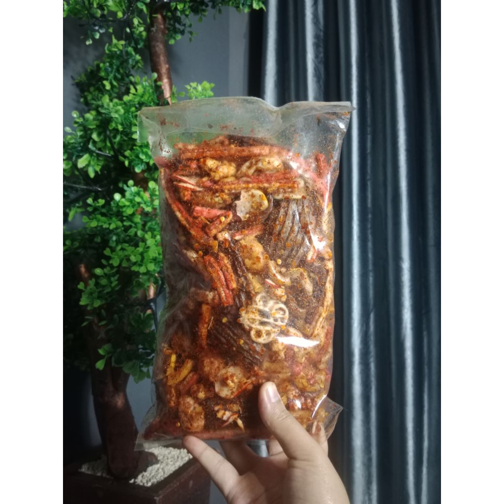 

seblak pedas mix campur full bumbu daun jeruk 250g 500g 1kg