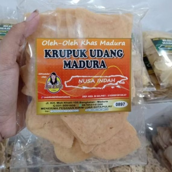 

Krupuk Udang Madura Mentah 250 gram