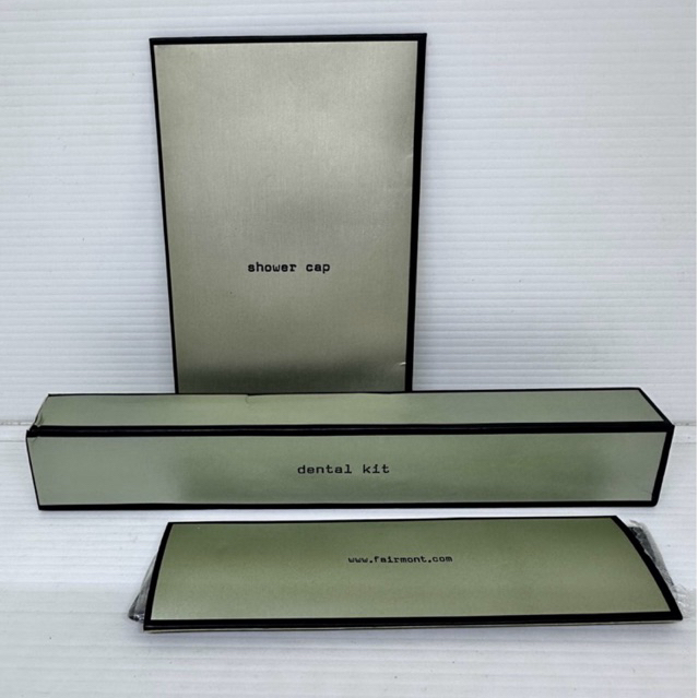 Fairmont Hotel & Resorts Singapore Original Amenities Amenity Travel Kit