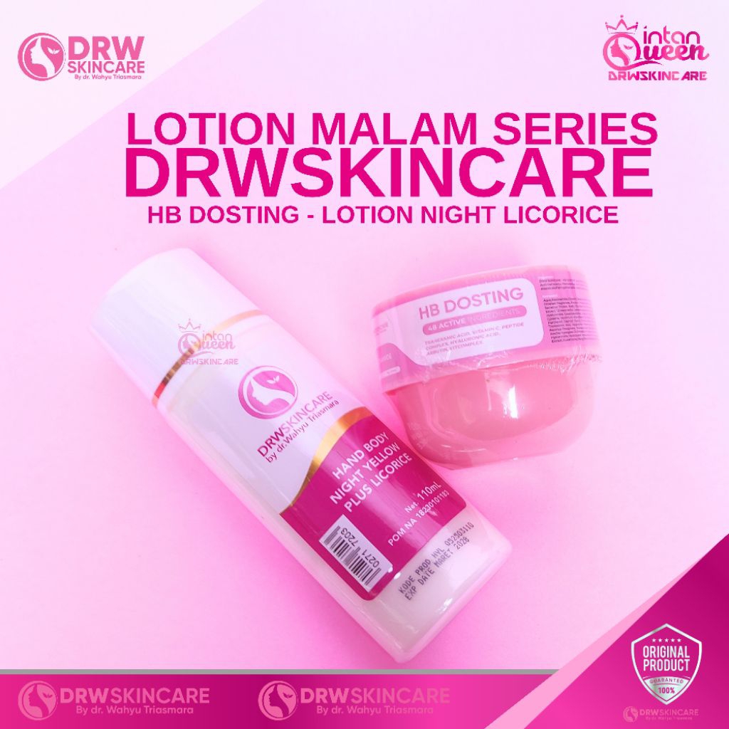 Drw Skincare Hb Dosting , Lotion Night Premium Malam Pemutih