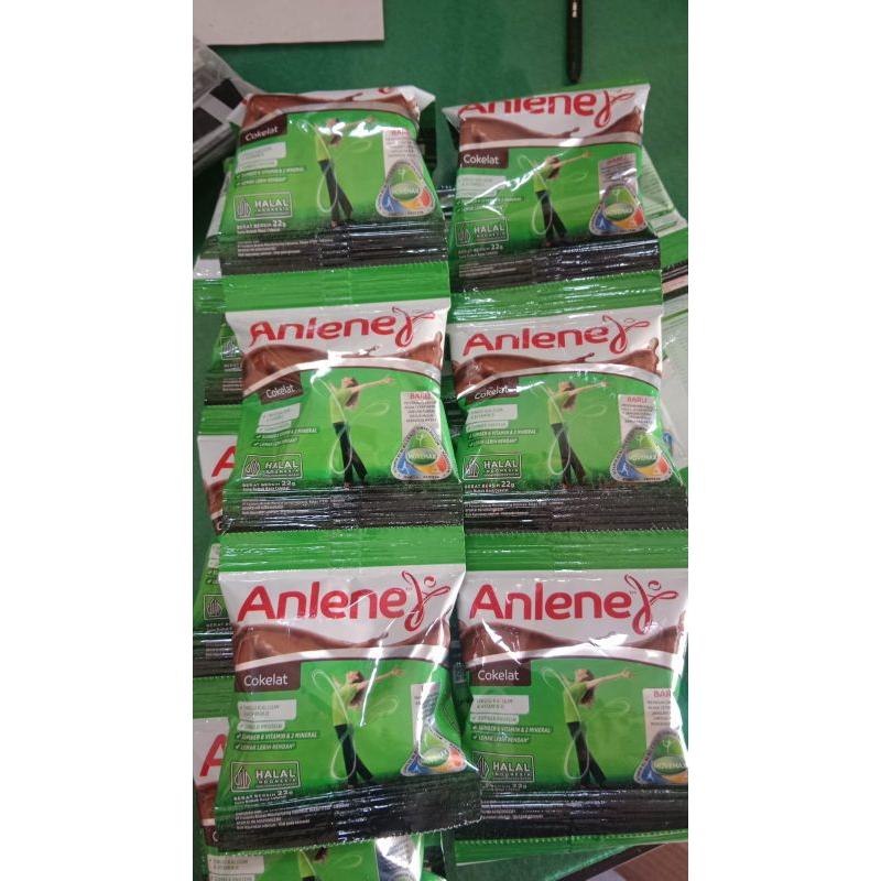 

SUSU BUBUK ANLENE ACTIFIT SACHET RASA COKLAT / SUSU ANLENE RENCENG ISI 10 SASET