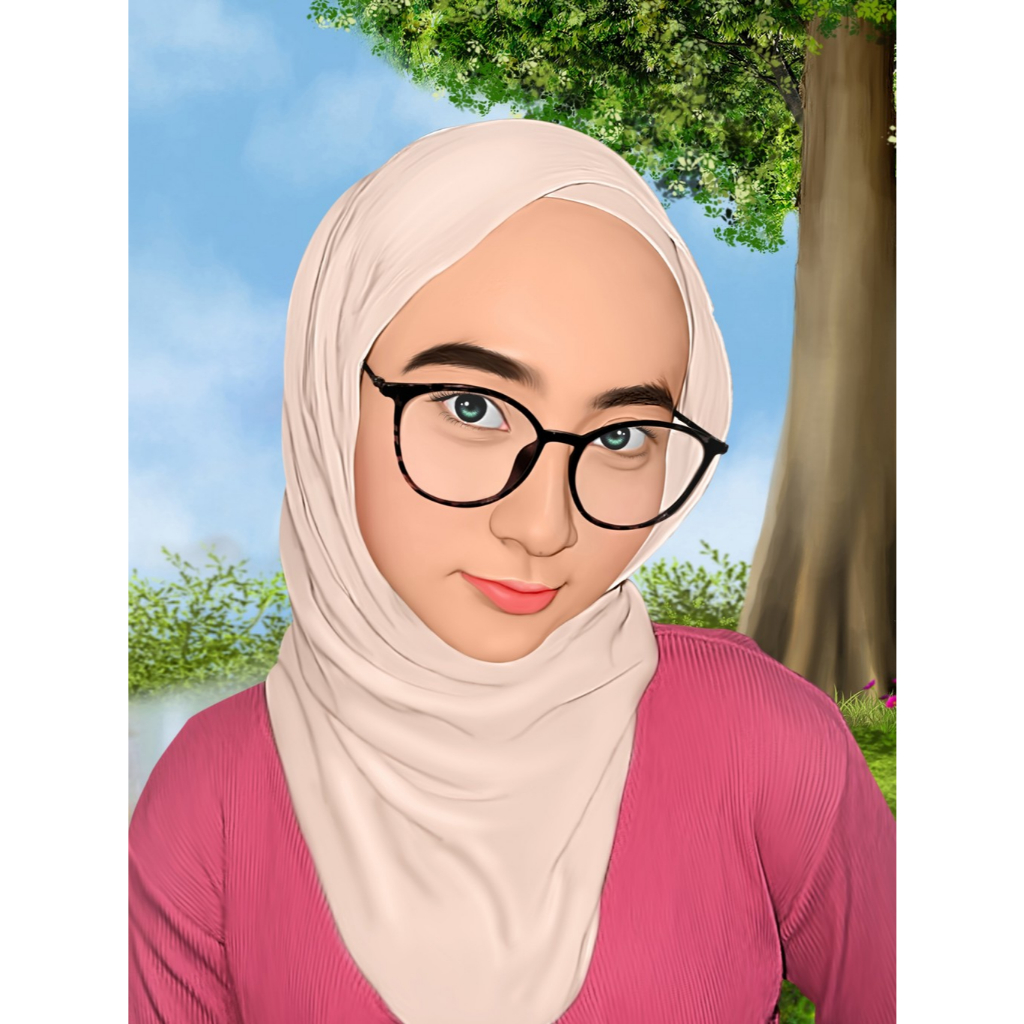 JASA EDIT FOTO KARTUN 3D WANITA KADO UNIK DAN LUCU