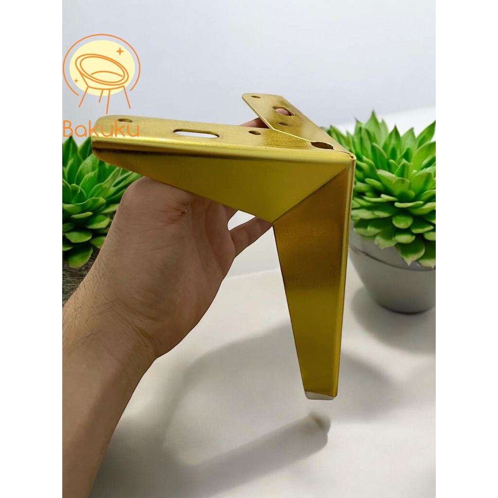 KAKI Y SUDUT EMAS / KAKI EMAS SOFA 15CM