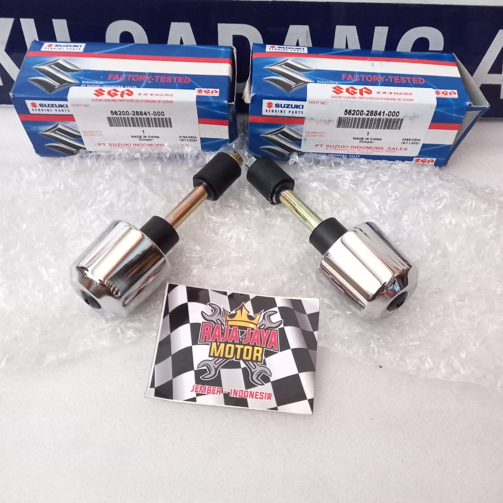 Jalu pentol balancer bandul stang stir set kanan kiri sepasang suzuki thunder 125 pnp satria 2 tak 2