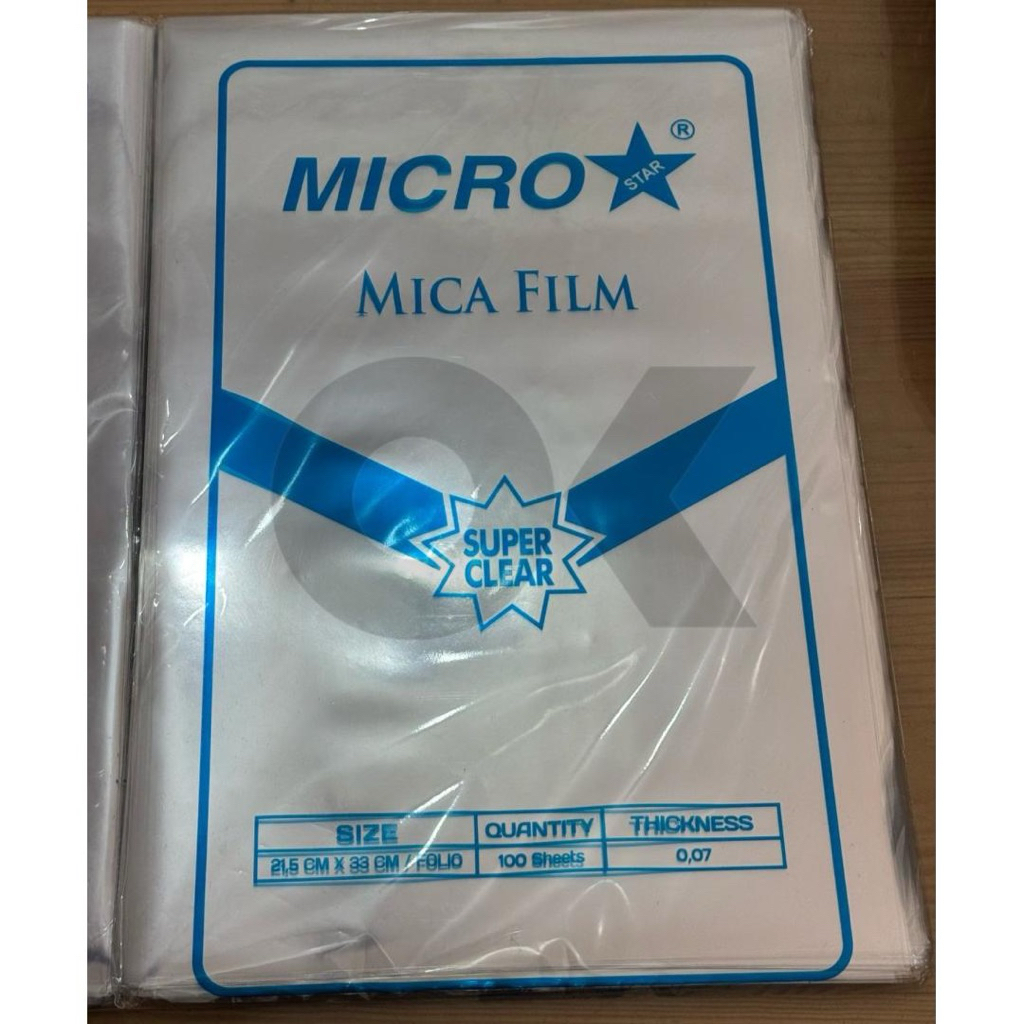 

Plastik Mika / Plastik Jilid Buku