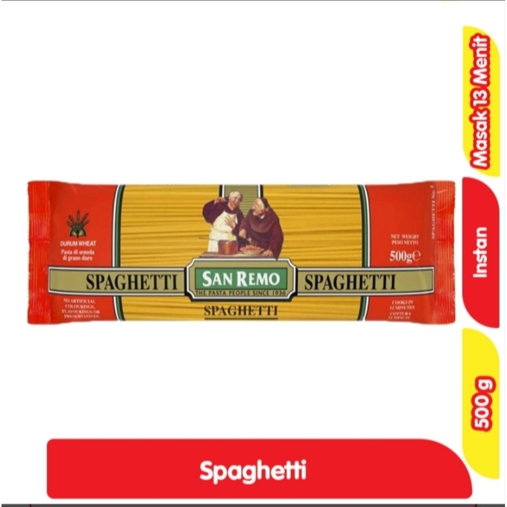 

San Remo Pasta Spageti 500 g