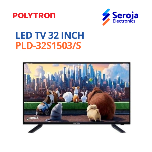 Polytron LED TV Digital 32 inch PLD-32S1503/S (Khusus Semarang)
