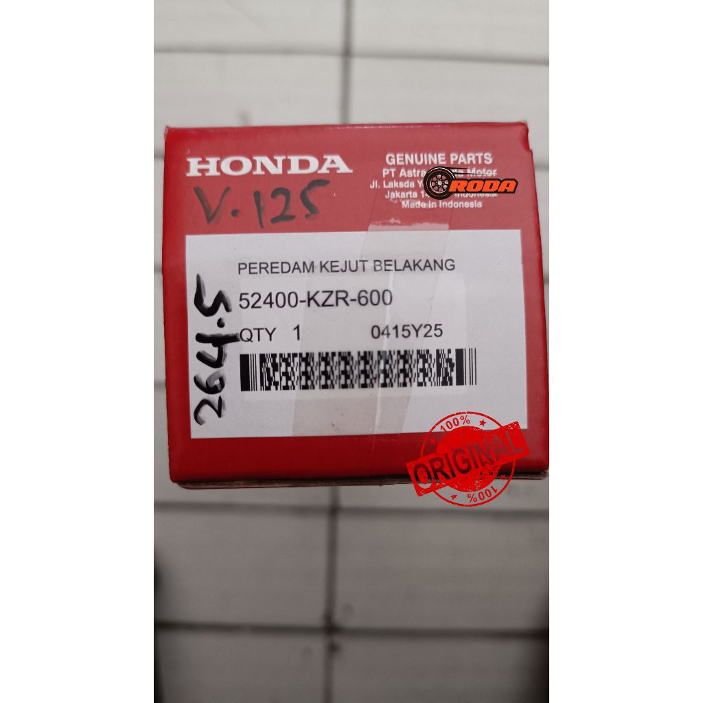 Shock Belakang Vario 125 KZR 52400-KZR-600