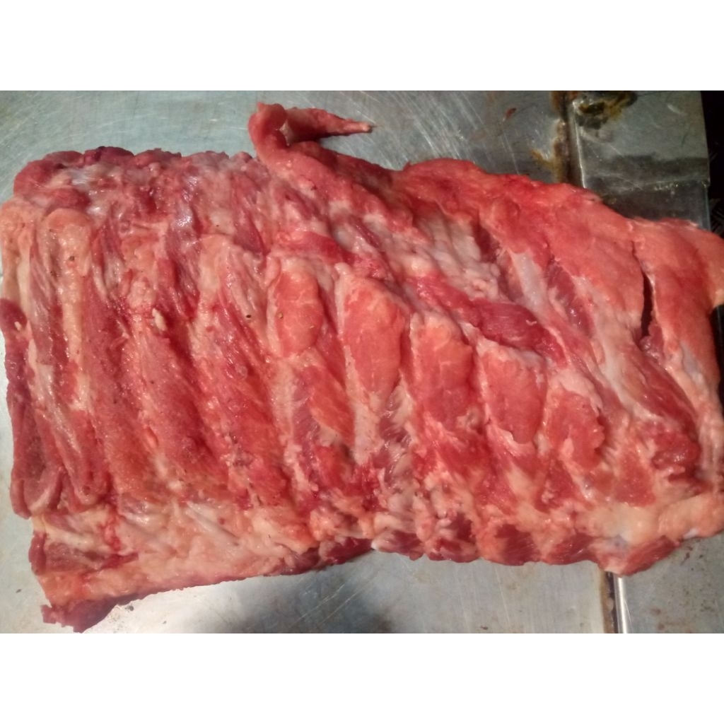 

Pork rib iga babi baby back 1kg