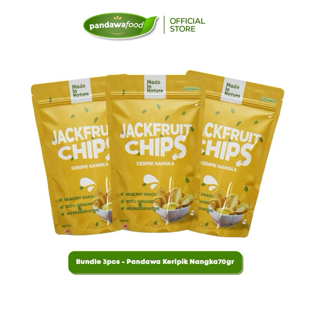 

Bundle 3pcs Keripik Buah Nangka 70gr / Oleh-Oleh Khas Kota Batu Malang