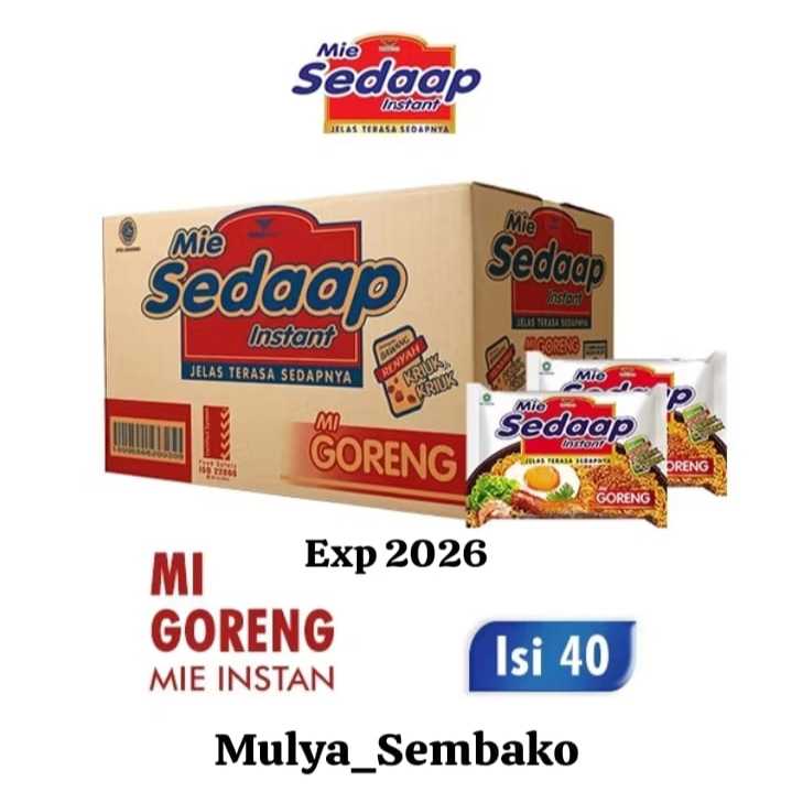 

MIE SEDAAP GORENG SOTO AYAM BAWANG 1 DUS ISI 40 PCS