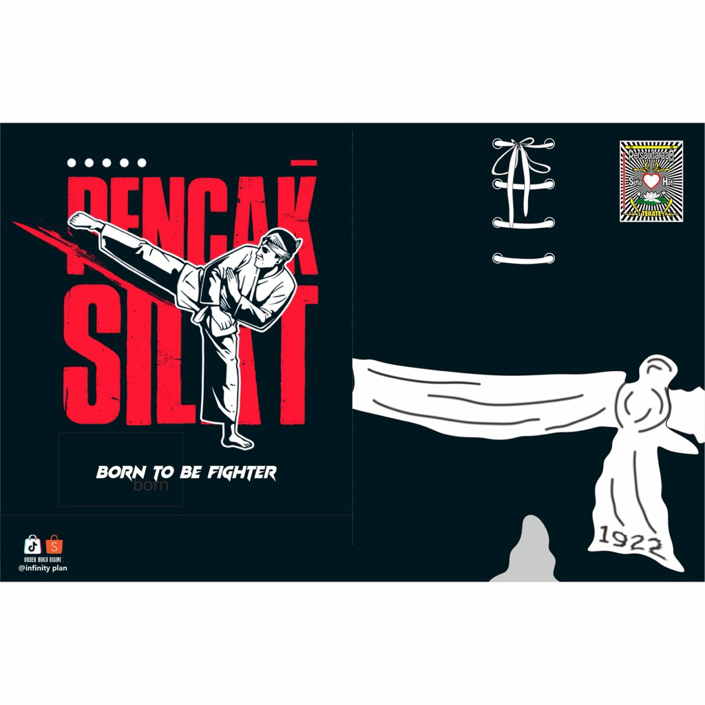 

Buku Tulis Sekolah Desain Custom Tema Sakral Silat PSHT Teratai