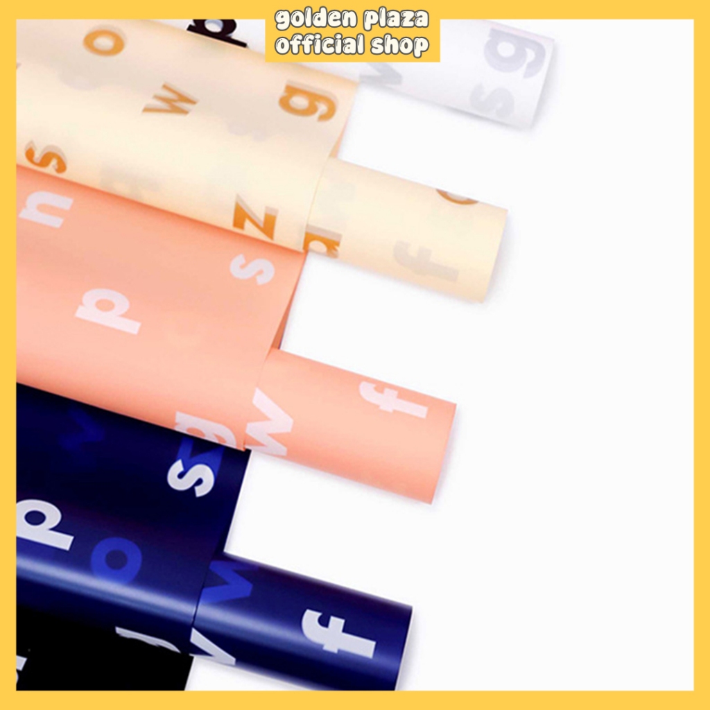 

(1 PACK ISI 20 LEMBAR) Kertas Buket Florist Alphabet Kertas Bunga Buket Flower Wrapping Paper Cellophane Florist KB6128