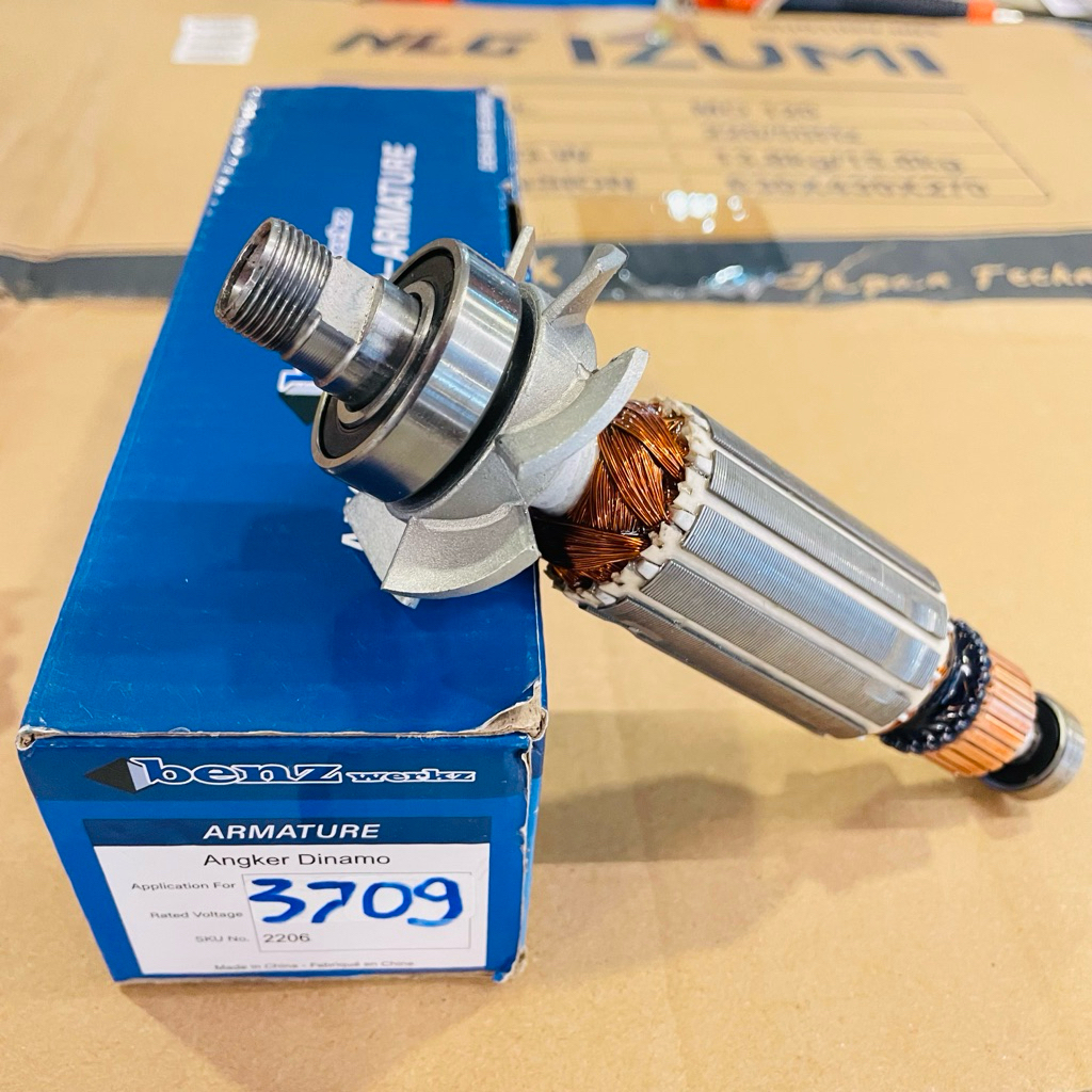 ARMATURE ANGKER MESIN TRIMMER ROUTER KAYU MAKITA 3709 MURAH ANGKER ROUTER KAYU MAKITA 3709 (BENZ)
