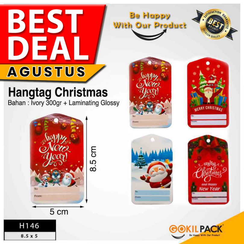 

Hangtag Natal/Hangtag Merry Christmas/Aksesoris Natal/Hiasan NatalH146 - H146
