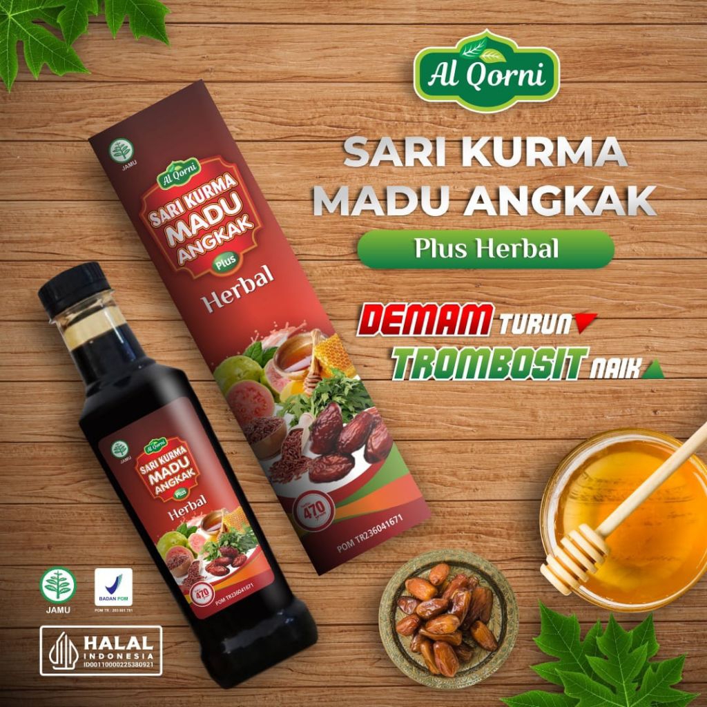 

SARI KURMA MADU ANGKAK PLUS HERBAL 470 gram