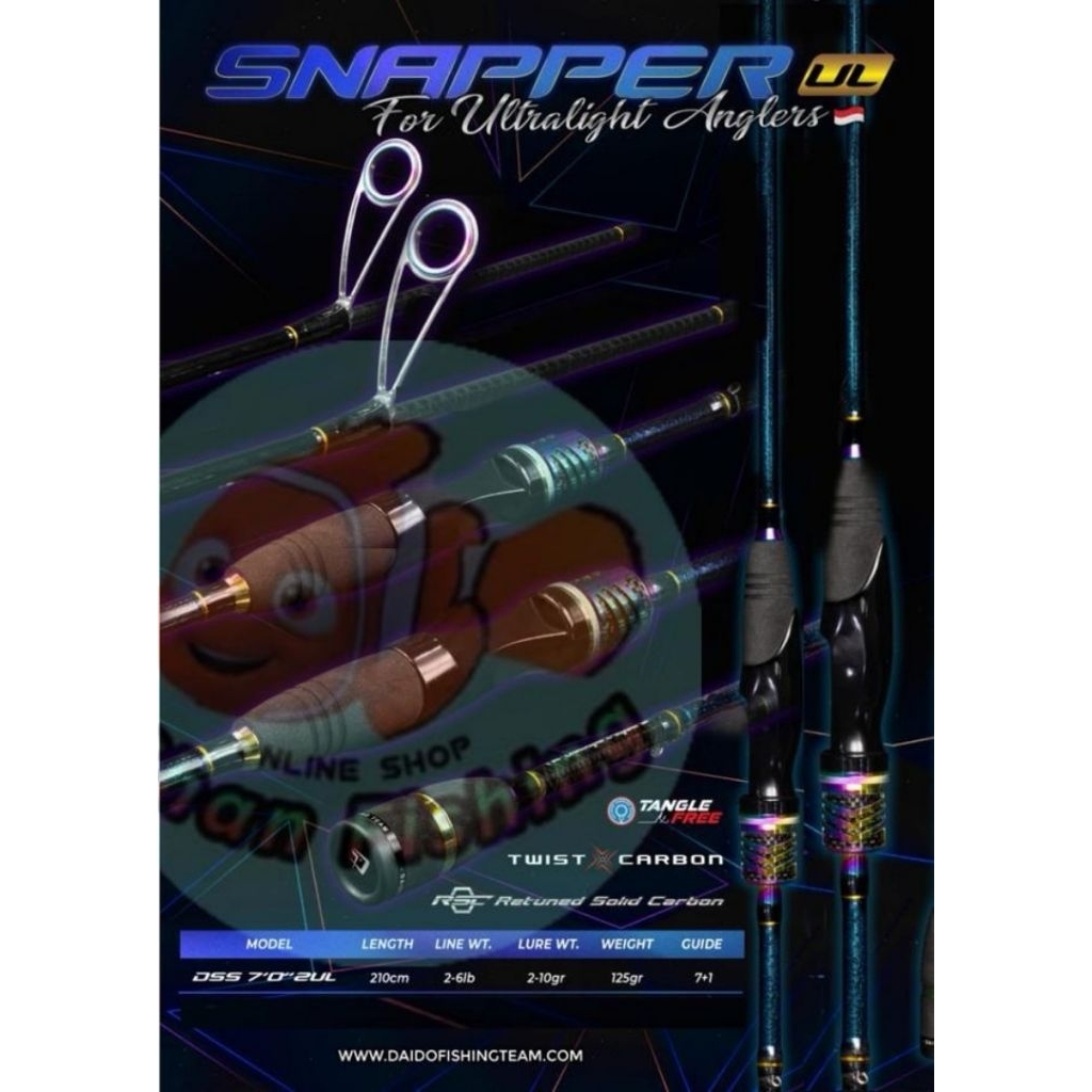 Joran Spinning UL Daido Snapper 702