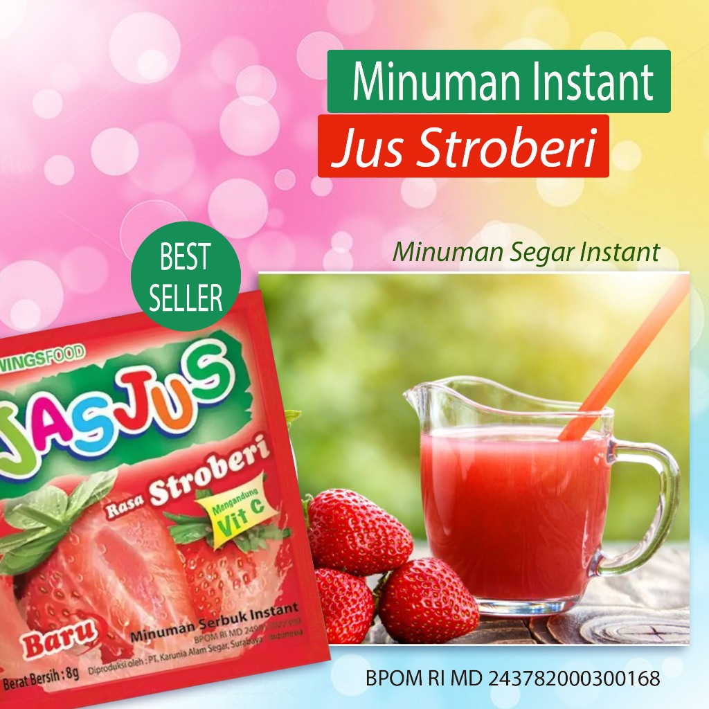 

Minuman segar rasa Strawberry minuman segar instant rasa stroberi Minuman instant terpopuler saat ini Minuman murmer paling banyak dibeli ~ JasJus minuman instant rasa Strawberry