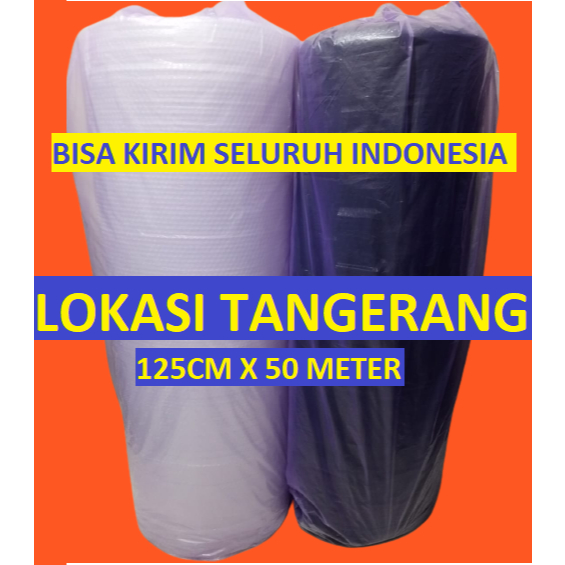 

Bubble Wrap Roll Hitam/Bening Murah