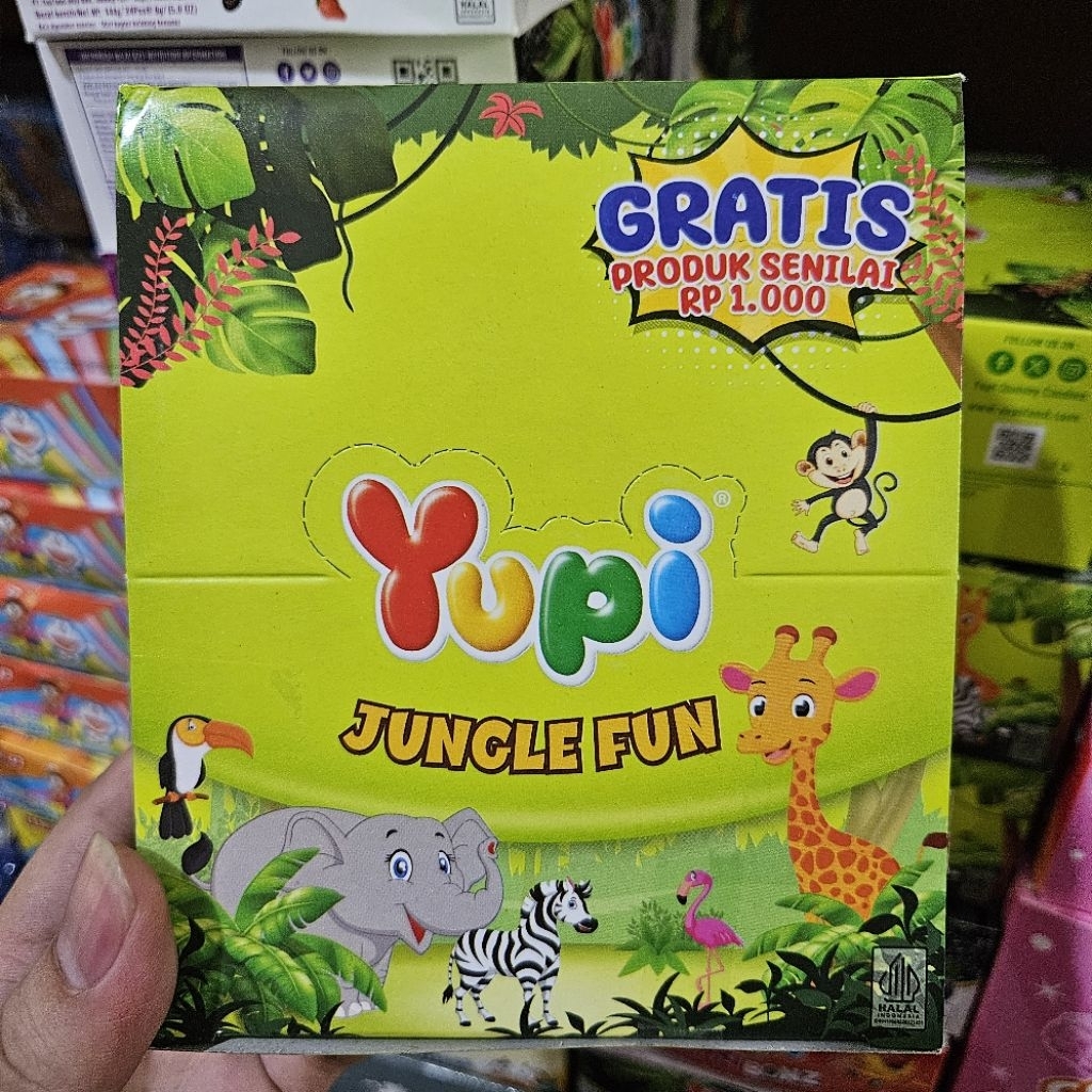 

YUPI JUNGLE FUN BOX isi 24 Pcs