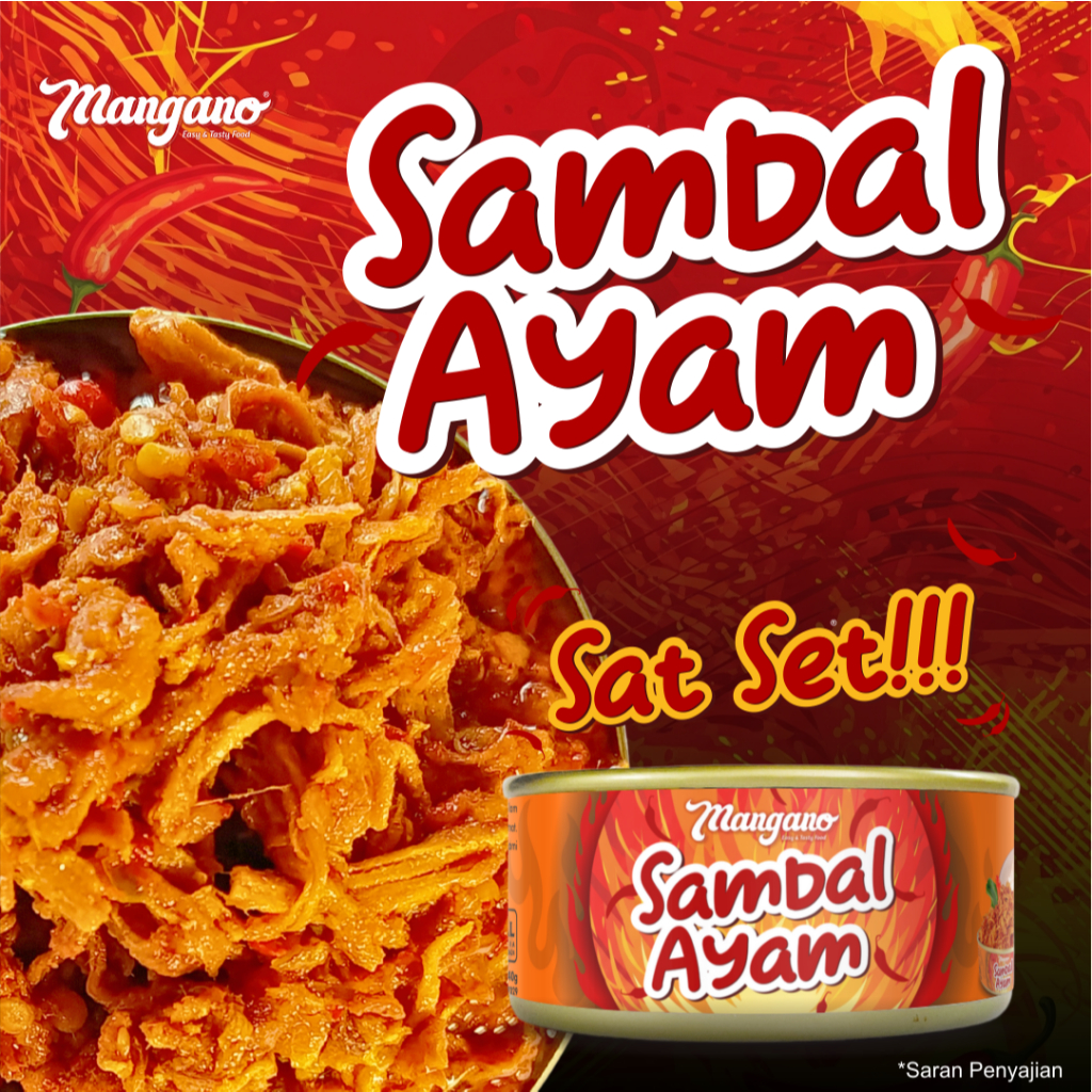 

Mangano Sambal Sat Set Ayam Instan Nagih