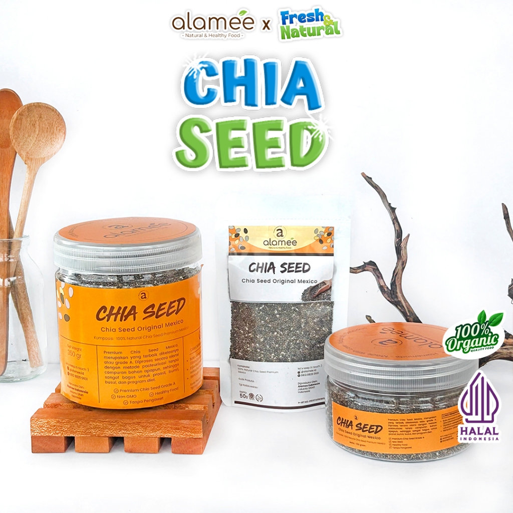 

ALAMEE Chia Seed Organic Black Chiaseed Grade A Quality fresh and natural