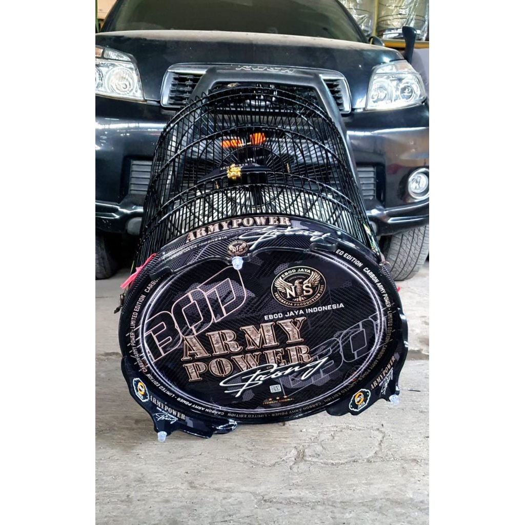 Sangkar Murai RUJI FIBER EBOD PVC ORIGINAL