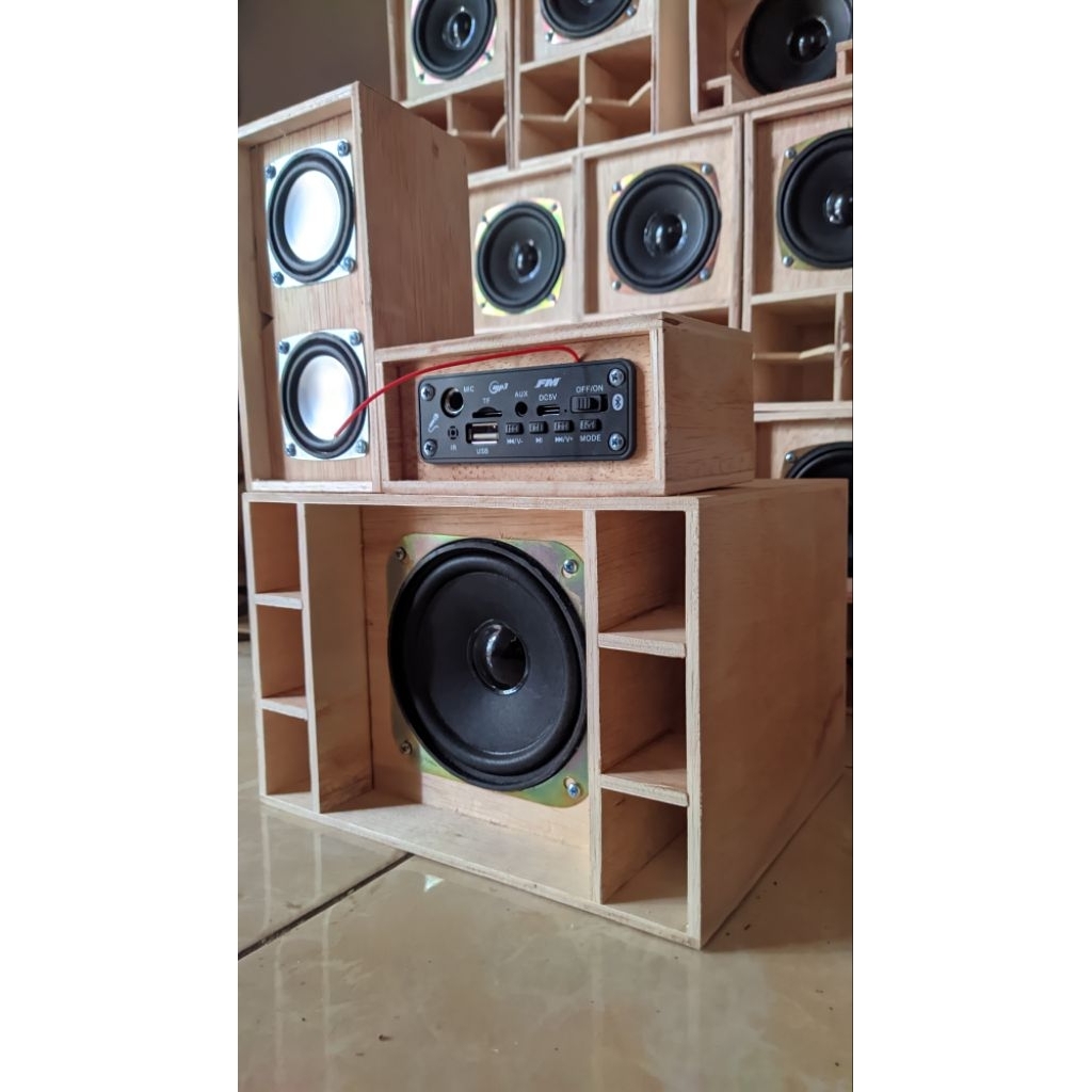 MINIATUR SOUND MODEL SPL SPIKER 4INCH FULL BAS KARAOKE ON