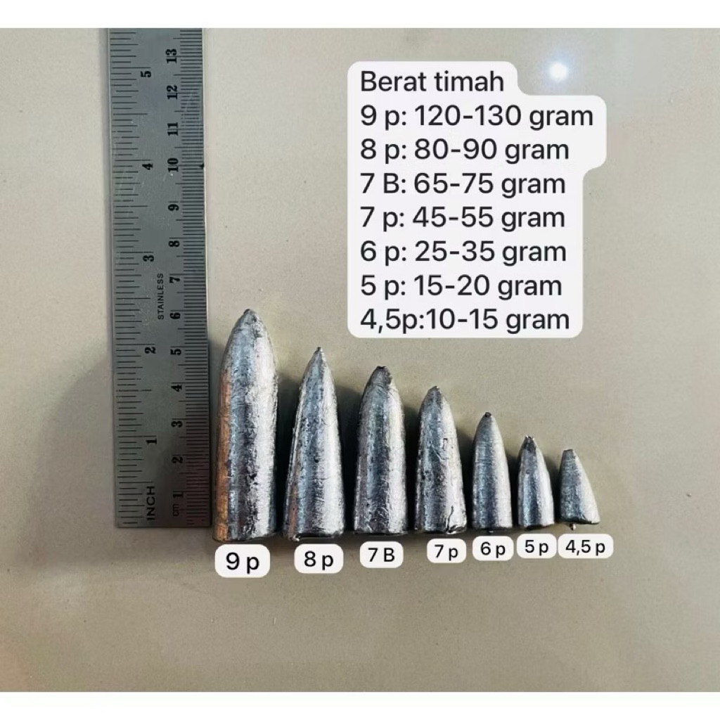 Timah Kiloan || Pemberat Pancing