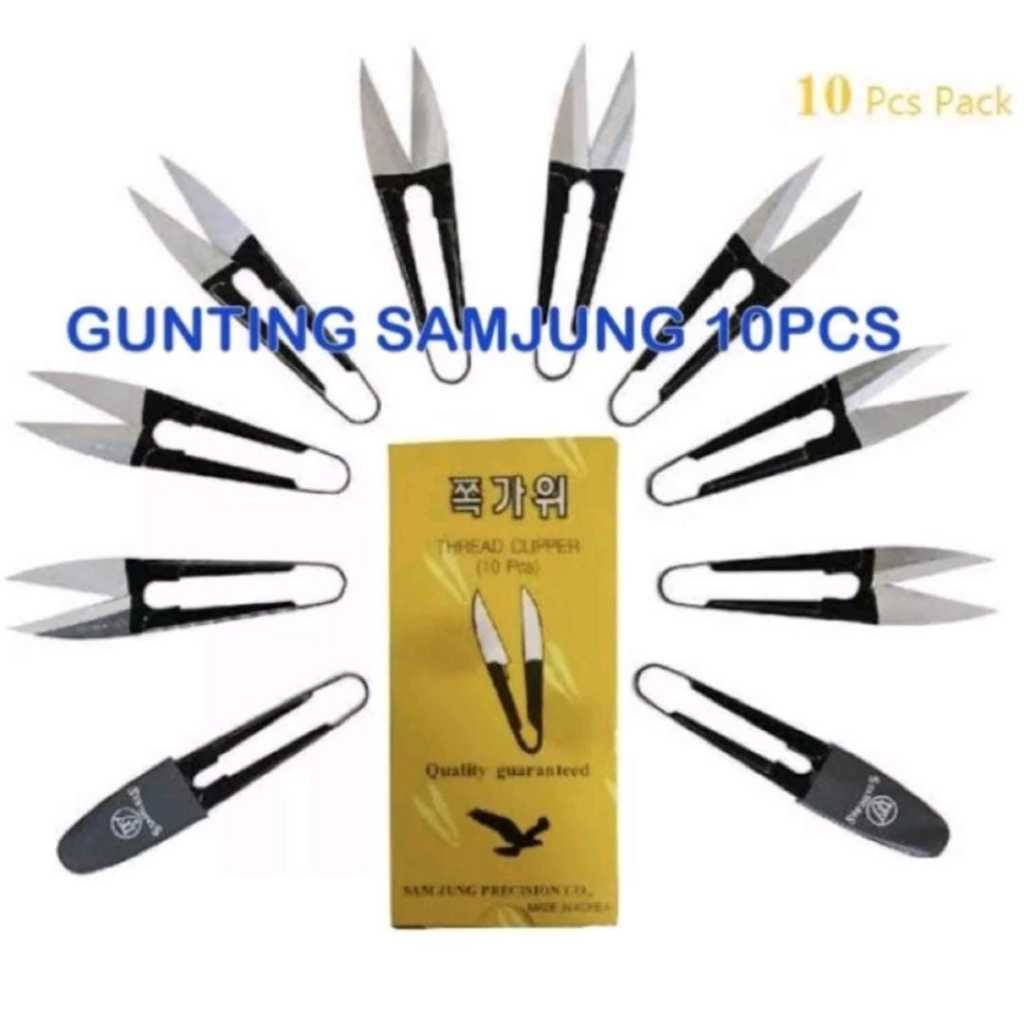 

(PAKET 1 PACK ISI 10 PCS) GUNTING BENANG ORIGINAL / THREAD CUTTER TAJAM / GUNTING JAHIT