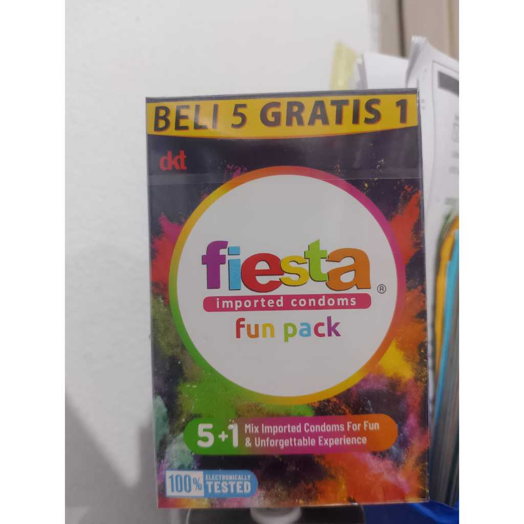 Fiesta Condoms Fun Pack 5+1 Pcs